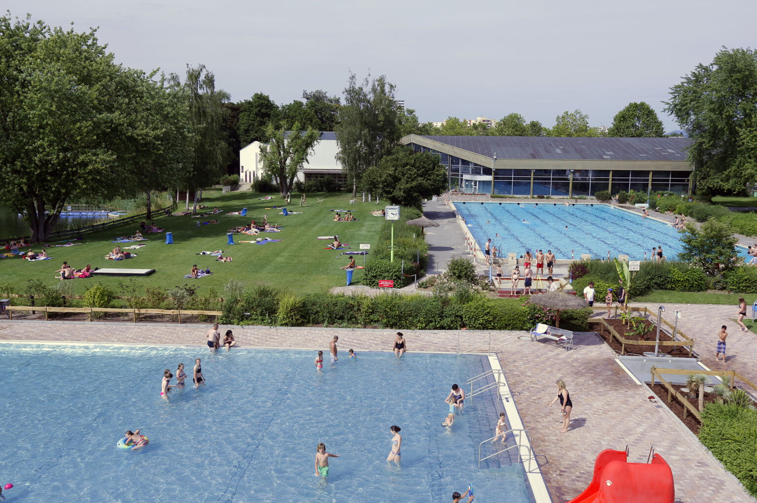 Biedensand B Der Schwimmbad Lampertheim